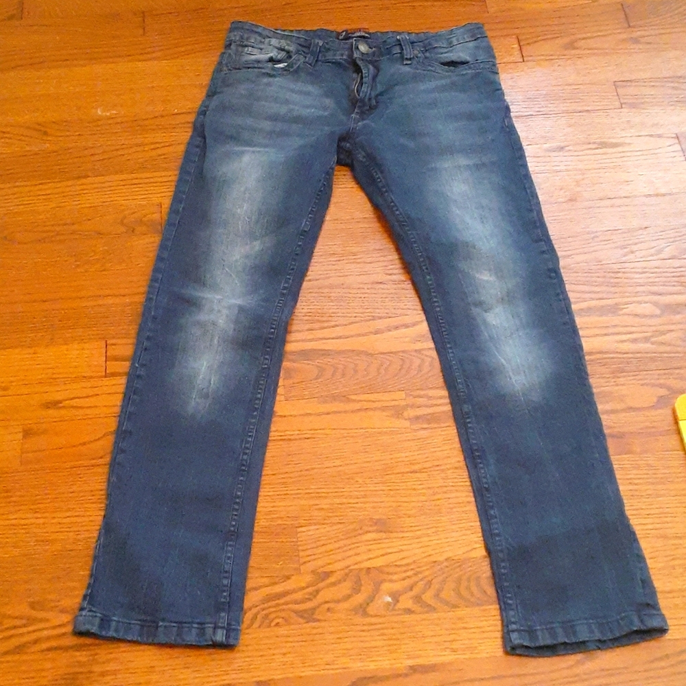Straight leg jeans